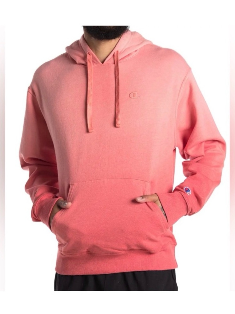 CHAMPION OMBRE POWERBLEND HOODIE SWEATSHIRT